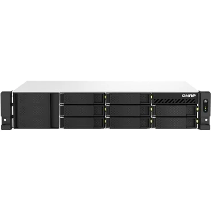 QNAP TS-873AeU-RP NAS-Server - 8 Schächte - Rack - SATA 6Gb/s - RAID 0, 1, 5, 6, 10, 50, JBOD, 60 - 2.5 Gigabit Ethernet - iSCSI Support - 2U, schwarz – Bild 2