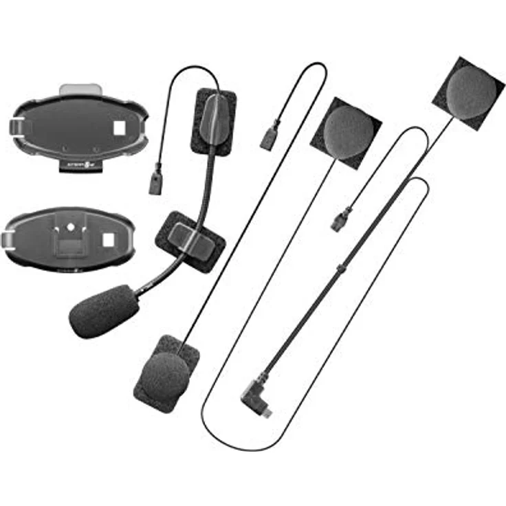 Interphone Audiokit F. Active/Connect, Helmkommunikationssystem mit flachem Design, Hi-Tech-Mikrofon und hervorragender Audioqualität – Bild 2