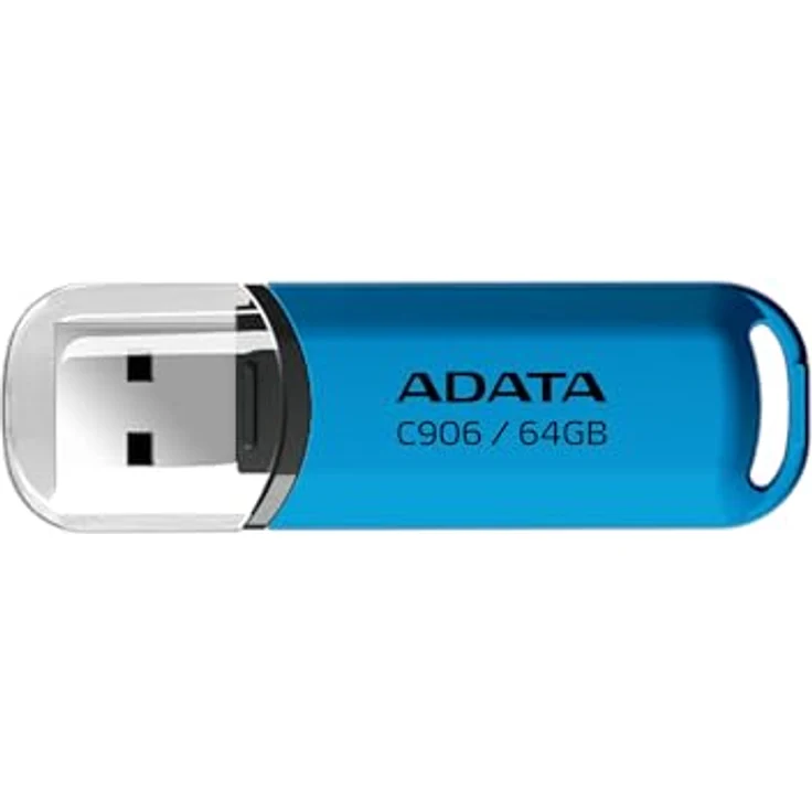 A-Data DashDrive C906, USB-Stick mit 64 GB Speicher, USB 2.0, blau – Bild 2