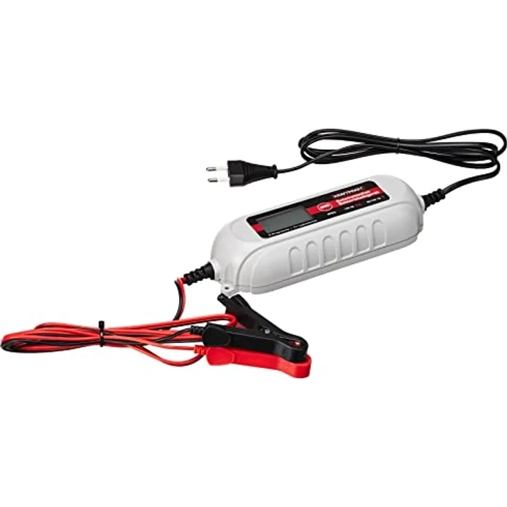 Dino KRAFTPAKET 136311 Automatikladegerät, vollautomatisches 11-Schritt 6V/12V mit sechs Ladeprogrammen, IP65 Schutzklasse – Bild 1