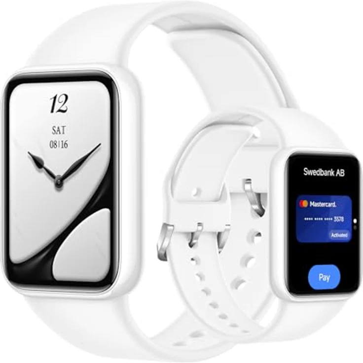 Xiaomi Mi Band 10 Pro Smartband, Ceramic Edition, Weiß, 1,74 Zoll AMOLED-Display, 150 Sportmodi, 21 Tage Akkulaufzeit – Bild 1