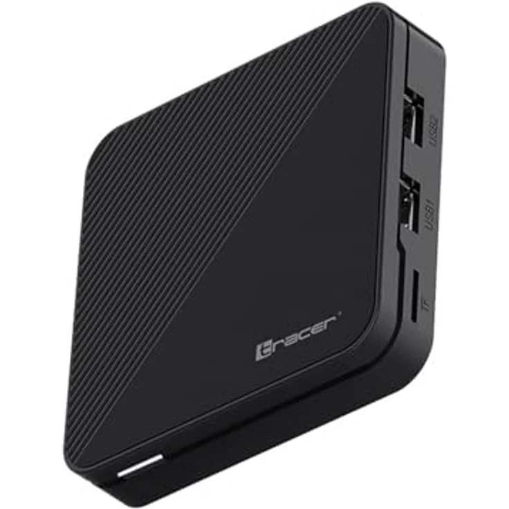Tracer Multimedia-Player TV Box | Android 14, 4K HDR, WLAN, Bluetooth 5.0, 2GB RAM, 16GB, Quad-Core ARM Cortex-A53, HDMI, LAN, Fernbedienung inklusive – Bild 2