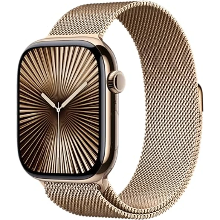 Apple Smartwatch-Armband Milanaise, recycelte Materialien, magnetisch (silber) – Bild 2