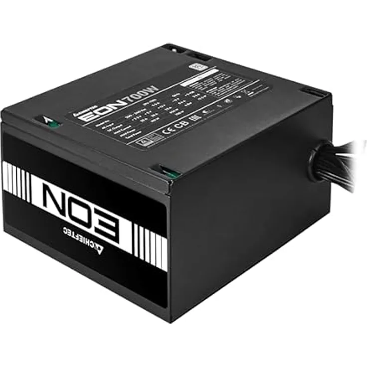 Chieftec Netzteil 400W EON (80+), leise und effizient, schwarzes Design
