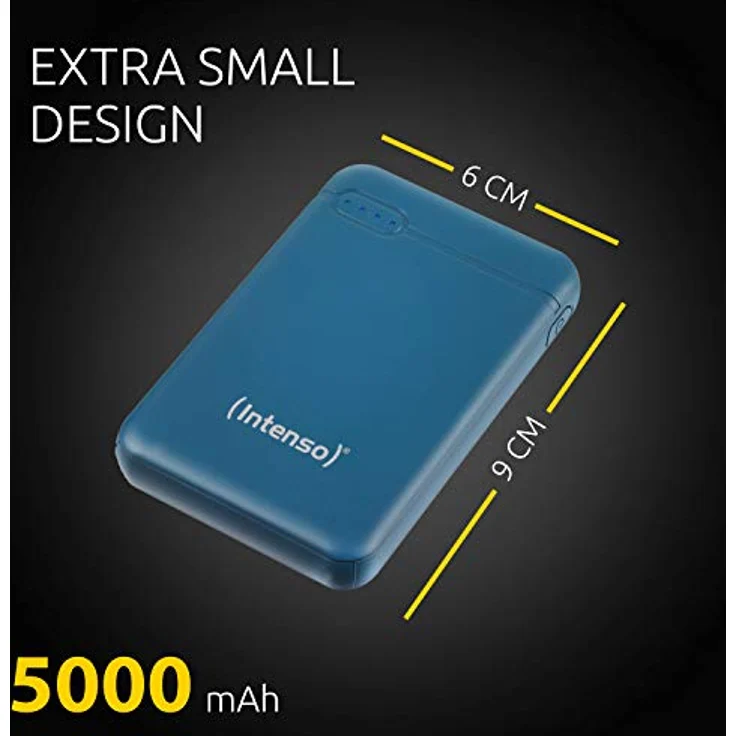 Intenso 7313527 Powerbank XS 5000, externes Ladegerät (5000mAh, geeignet für Smartphone/Tablet PC/MP3 Player/Digitalkamera) Petrol – Bild 5