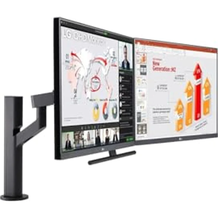 LG 27 Zoll 27QP88DP-BS QHD Ergo Monitor USB-C HDMI DP Black IPS – Bild 4