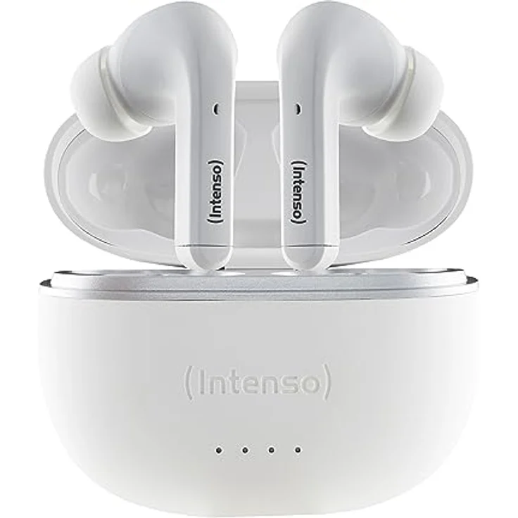 Intenso White Buds - TWS True Wireless Kopfhörer T302A mit Active Noise Cancelling und bis zu 35 Std. Musikwiedergabe – Bild 1