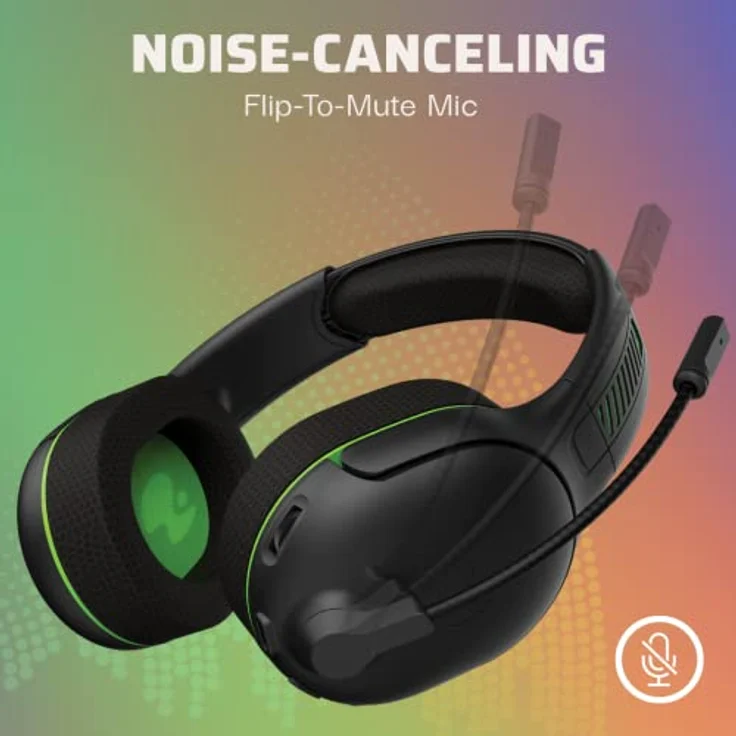 PDP AIRLITE PRO WIRELESS HEADSET schwarz for Xbox Series X|S, Xbox One, Officially Licensed – Bild 5