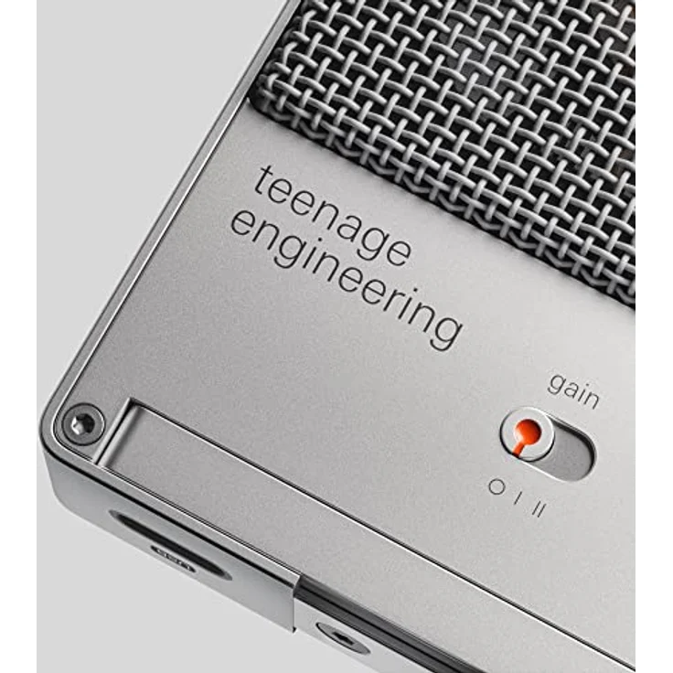 Teenage Engineering CM-15, Kondensatormikrofon mit Superniere, USB-C und 48V Phantomspeisung, eingebautem Akku, hoher Klangtreue und Zubehör – Bild 7