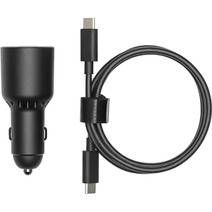 DJI Autoladegerät 65W, Drohnen Ladegerät für Mavic 3 Classic, Mavic 3 Pro, Air 3, Avata, Mavic 3 Cine, Mavic 3 Pro Cine, Schwarz