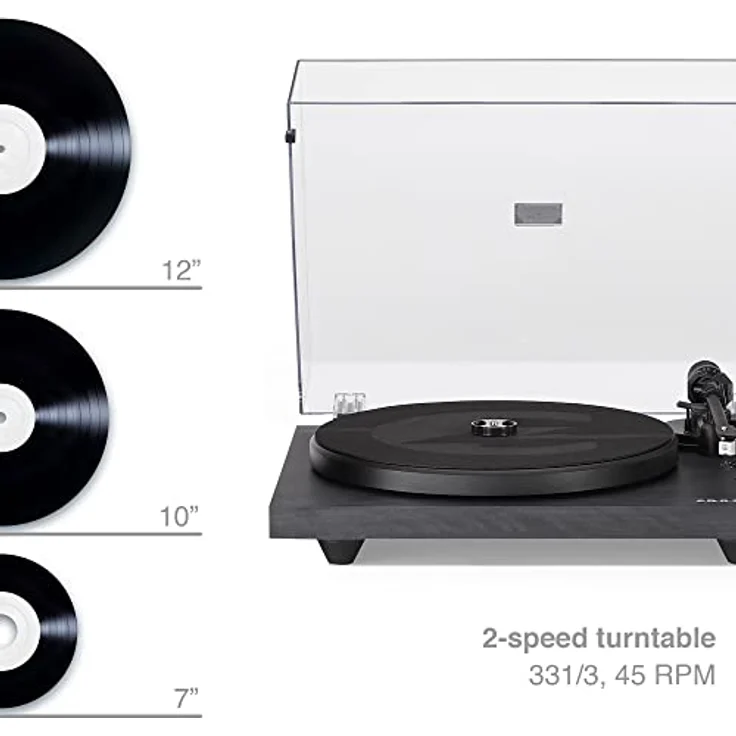 Crosley C62 Bluetooth Plattenspieler Schwartz – Bild 4