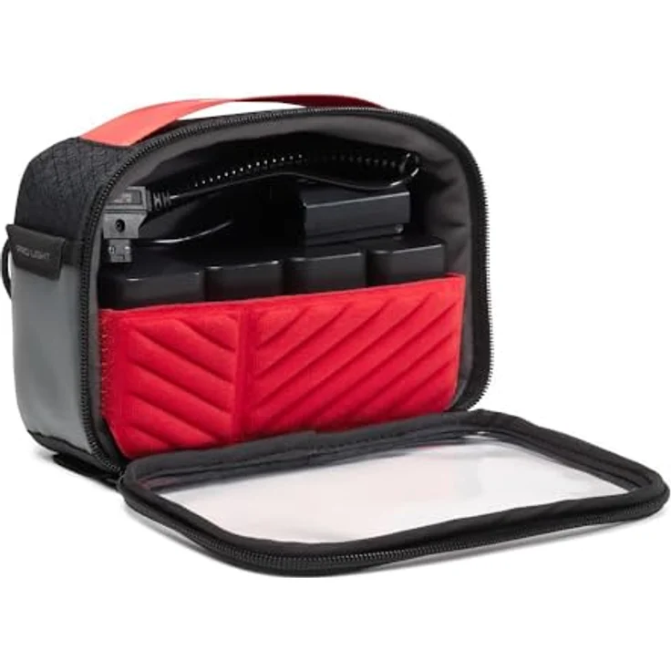 Manfrotto Pro Light Tech Organizer S Kamerazubehörtasche für Akkus Ladegeräte Kabel, schwarz – Bild 2