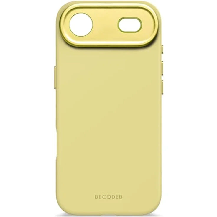 Decoded Hülle MagSafe iPhone Air Silikon, antimikrobielle Schutzhülle in Yuma Yellow mit kabelloser Ladefunktion – Bild 5