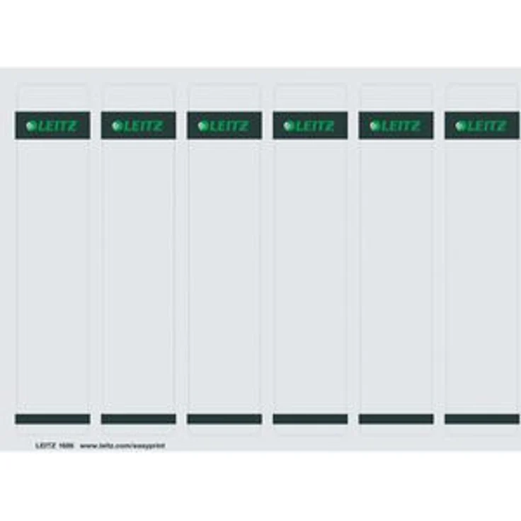 Leitz 1686 grau Rückenschilder 39 x 192mm 150 – Bild 1
