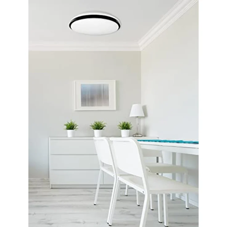 Müller-Licht Taro+ RGB LED Deckenlampe Ø40, 24 W, Nachtlichtmodus, Timerfunktion, inkl. Fernbedienung, rundes Panel, warmweiß bis tageslichtweiß – Bild 5