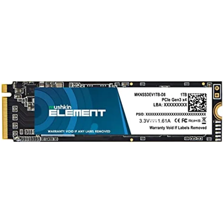 Mushkin SSD Element M.2 1TB PCIe Gen3x4 NVME