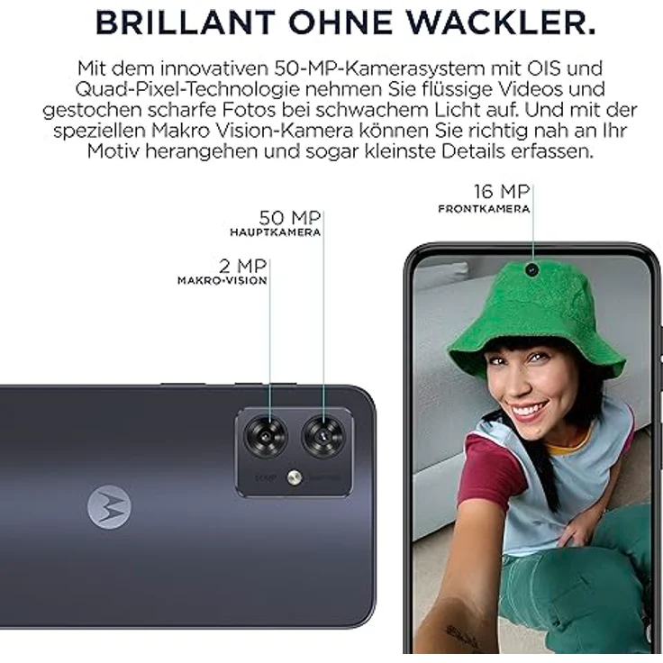 Motorola Moto G54, 256GB/8GB, Midnight Blue – Bild 4