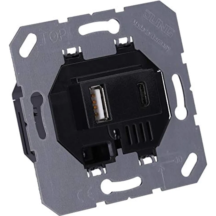 Voltking Jung USB-Ladegerät 15CASW mit 2 USB-Buchsen Ports: 1× USB Typ A, 1× Typ C (max. 3A) – Bild 5