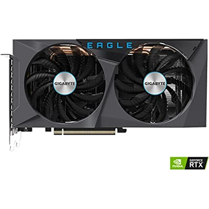 GIGABYTE GeForce RTX 3060 EAGLE OC 12G (REV2.0) Grafikkarte, 2x WINDFORCE Lüfter, 12GB 192-Bit GDDR6, GV-N3060EAGLE OC-12GD REV2.0 Grafikkarte – Bild 5