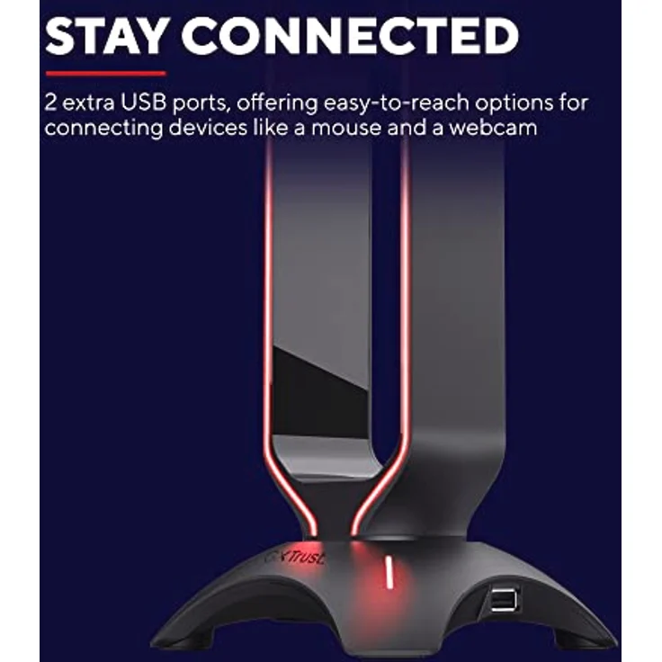 TRUST GXT265 CINTAR RGB HEADSETSTÄNDER Schwarz (18290328103) - Preisvergleich – Bild 4