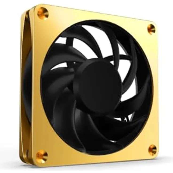 Alphacool Apex Stealth Metall (120 mm, 1 x), PC Lüfter, Gold