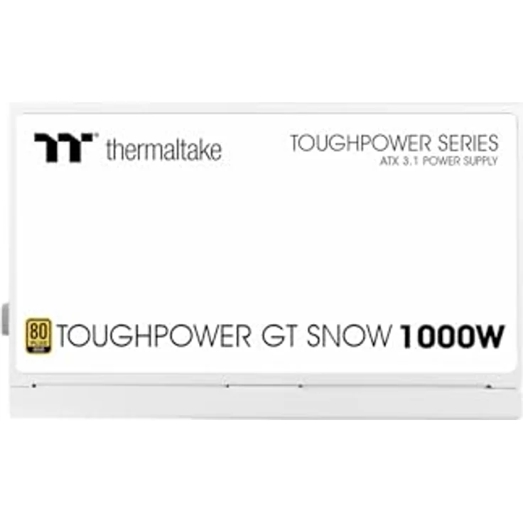 Thermaltake Toughpower GT 1000W Snow, vollmodulares ATX3.1 Netzteil mit 80+ Gold-Zertifikat, weiss – Bild 3
