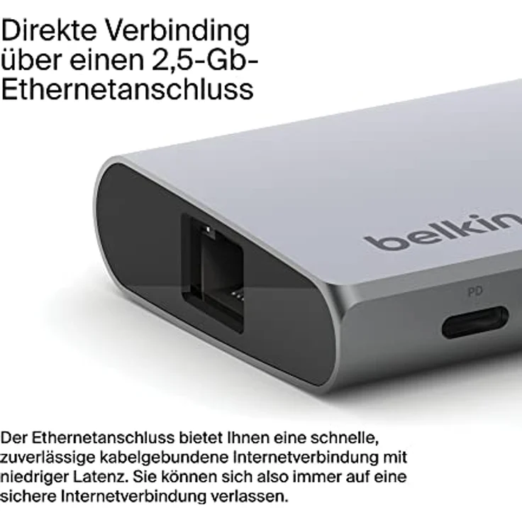 Belkin Connect USB-C 6-in-1 Multiport-Hub (INC009BTSGY) – Bild 8
