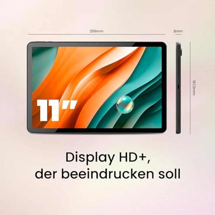 SPC Gravity 5 – Tablet 11 Zoll Schwarz, Octa-Core, 6000 mAh, 4 GB RAM, WLAN 6, Umgekehrtes Laden, Android 13 – Bild 3