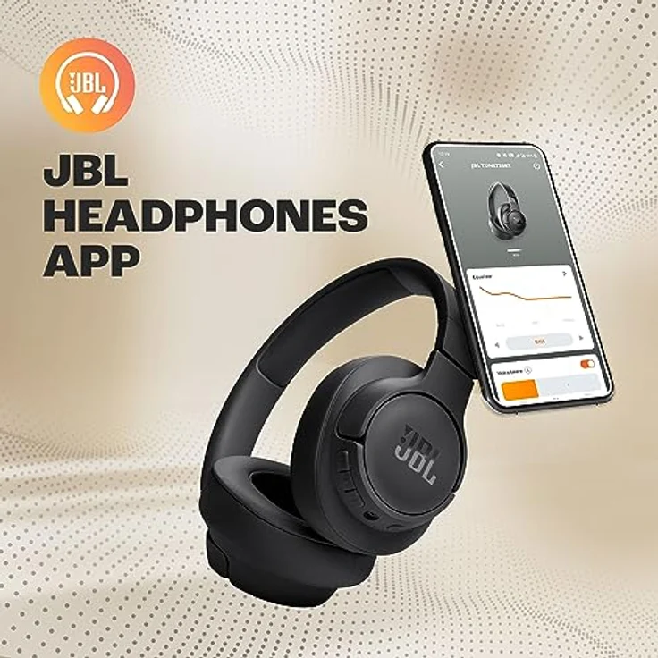 JBL Tune 720BT Wireless over-ear Kopfhörer – Mit JBL Pure Bass Sound, Bluetooth und leichtem, faltbarem Design – Bis zu 76 Stunden Musikwiedergabe – Schwarz – Bild 4