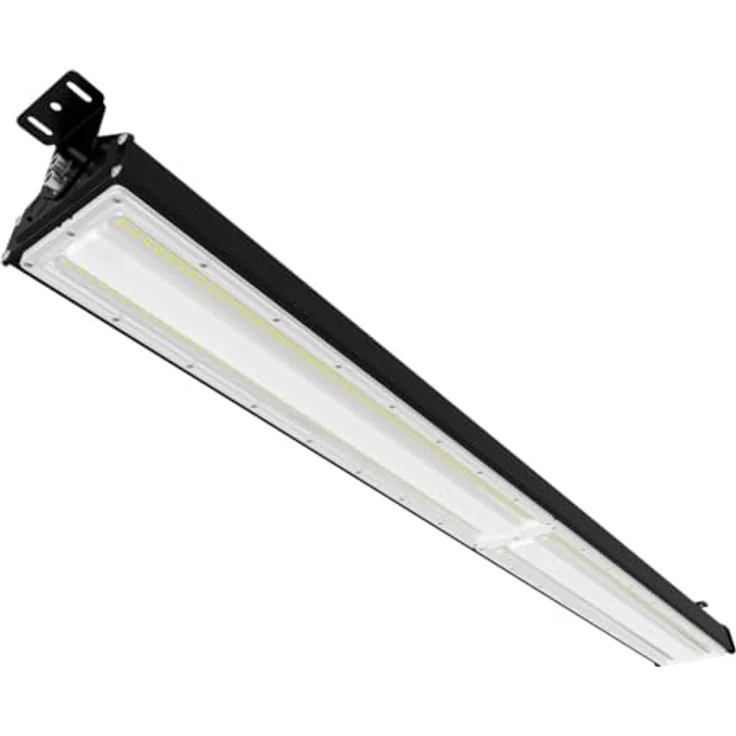 LUXULA LED Hallenleuchte High-Bay Hallenstrahler mit Marken-LEDs - 200W 24000lm - 5000K Neutralweiß Tageslicht - IP65 IK08 - linear - Industrielampe Werkstatt Lager – Bild 1
