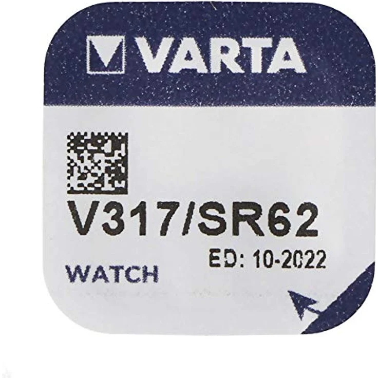 317, Varta V317, SR62, SR516SW Knopfzelle für Uhren etc. – Bild 2