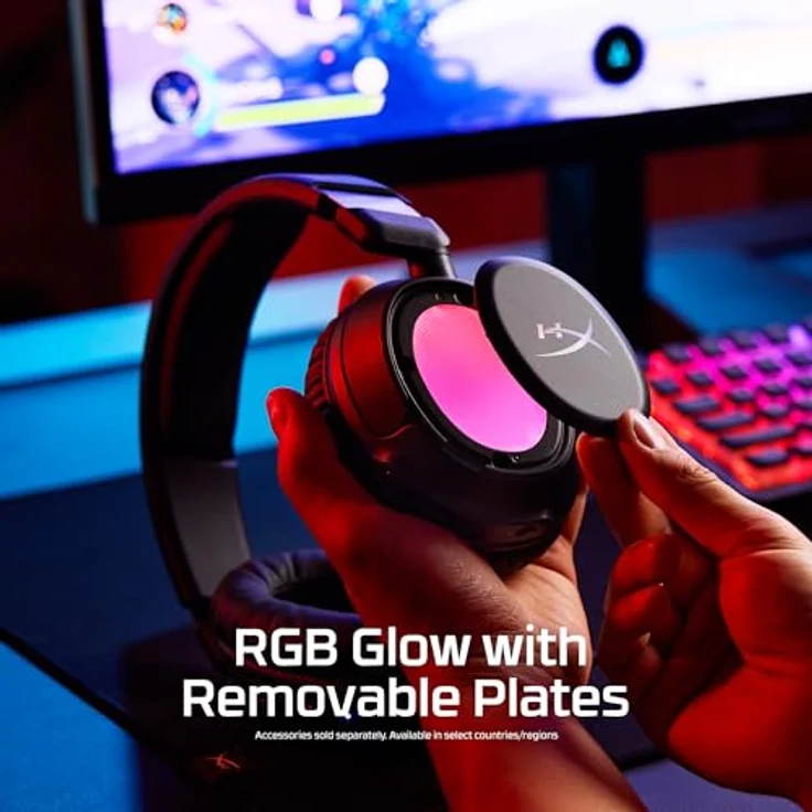 HyperX Flight 2 Wireless Gaming Headset, kabellos, Schwarz, überlegene Audioqualität und komfortable Passform – Bild 3