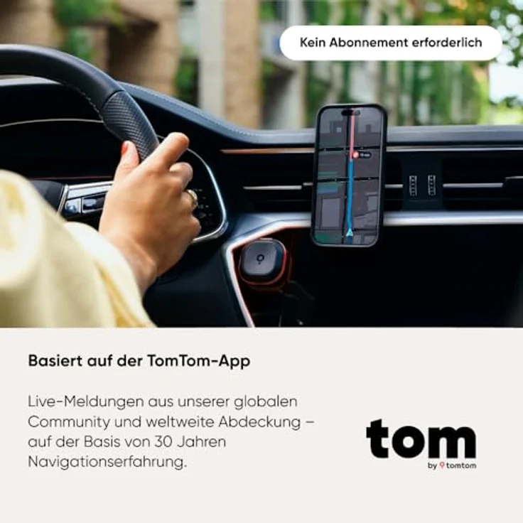 TomTom Verkehrs-Assistent Ganz Europa, GPS-Gerät mit Bluetooth, kompakt 48 x 48 x 14.7 mm – Bild 6