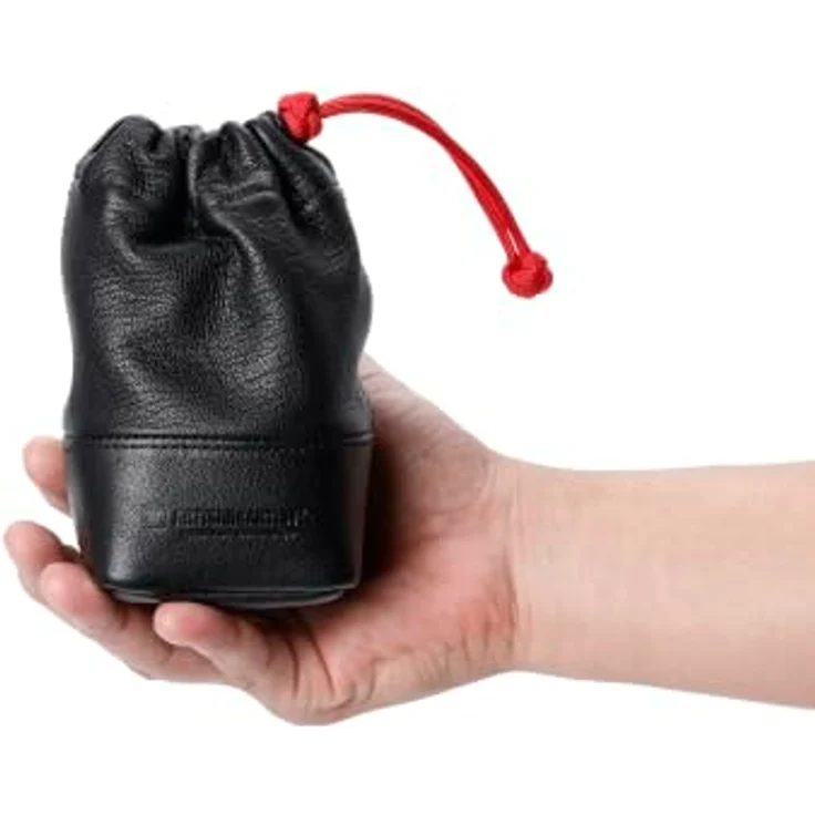 Artisan & Artist ACAM LPL 140 BLK, Objektivtasche aus Ziegenleder mit herausnehmbarer Polsterbasis, Schwarz – Bild 4