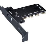 Akasa Vegas 4 pin RGB Steuerkarte, Dual-Mode Manuelle & MB Sync Steuerung, LED Display mit 7 Modi, PCIe & Low Profile PCIe Steckplatz, für eine PCI-Steckplatzklammer, 4 Kanäle,AK-RLD-02