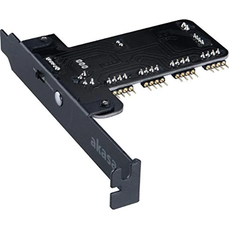 Akasa Vegas 4 pin RGB Steuerkarte, Dual-Mode Manuelle & MB Sync Steuerung, LED Display mit 7 Modi, PCIe & Low Profile PCIe Steckplatz, für eine PCI-Steckplatzklammer, 4 Kanäle,AK-RLD-02 – Bild 1