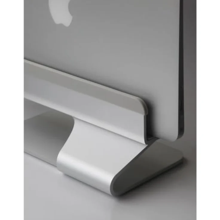 Rain Design mTower Monitor-Halterung, vertikal, platzsparend, eloxiertes Aluminium für Apple Notebooks 11"-17" – Bild 2
