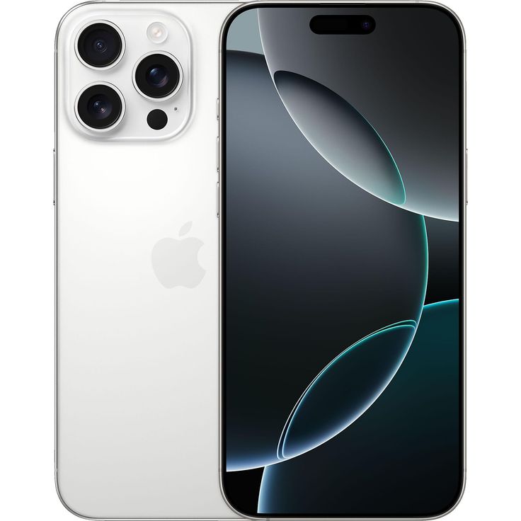 Apple iPhone 16 Pro Max 5G Smartphone (6,9 Zoll) OLED-Display, 256 GB interner Speicher, iOS 18, Titan weiß – Bild 1