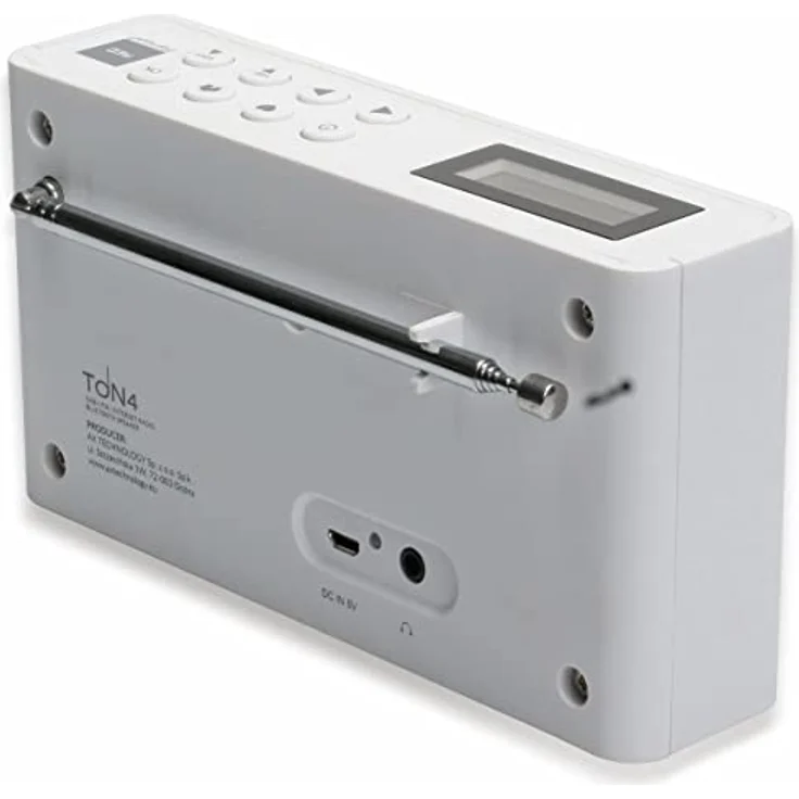Red Opticum TON4 DAB+, Internet, UKW Radio weiß mit Bluetooth Funktion, WLAN, 2 zeiliges Display, Kopfhörerausgang – Bild 10