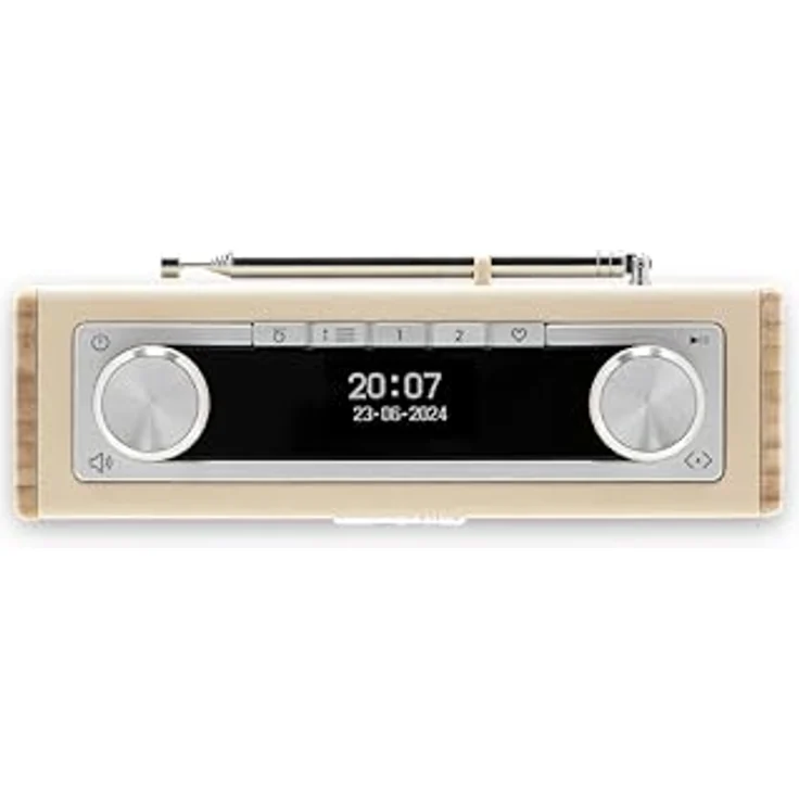 Roberts Radio Rambler UNO Tragbares DAB+/FM/Bluetooth-Radio, cremefarben mit kompaktem Design und Reiseschalter – Bild 5