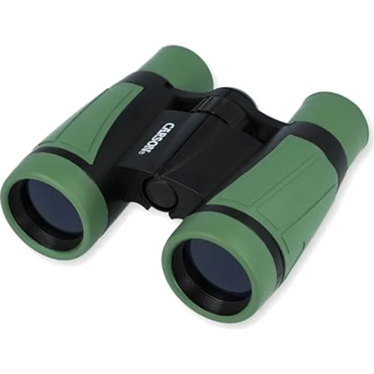 CARSON Hawk Outdoor-Fernglas für Kinder (HU-530), 30mm, robust, kompakt, grün