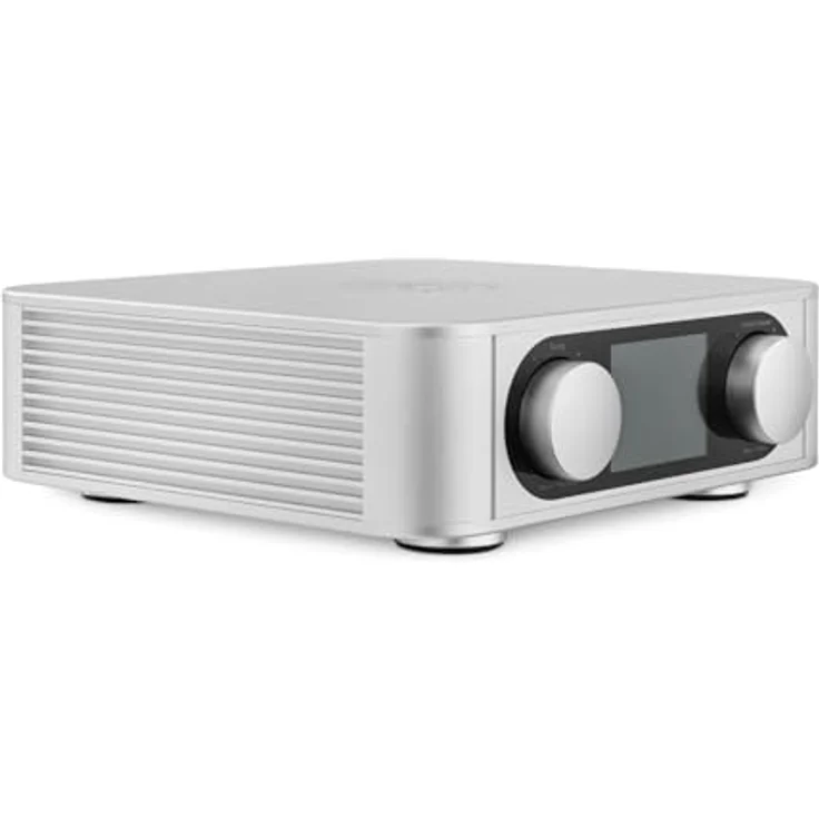 Block Elements 5.1 AV Receiver - 5.1 Surround Verstärker mit 5x50W, WLAN/Bluetooth, DAB+/FM, kompakt (Diamantsilber) – Bild 2