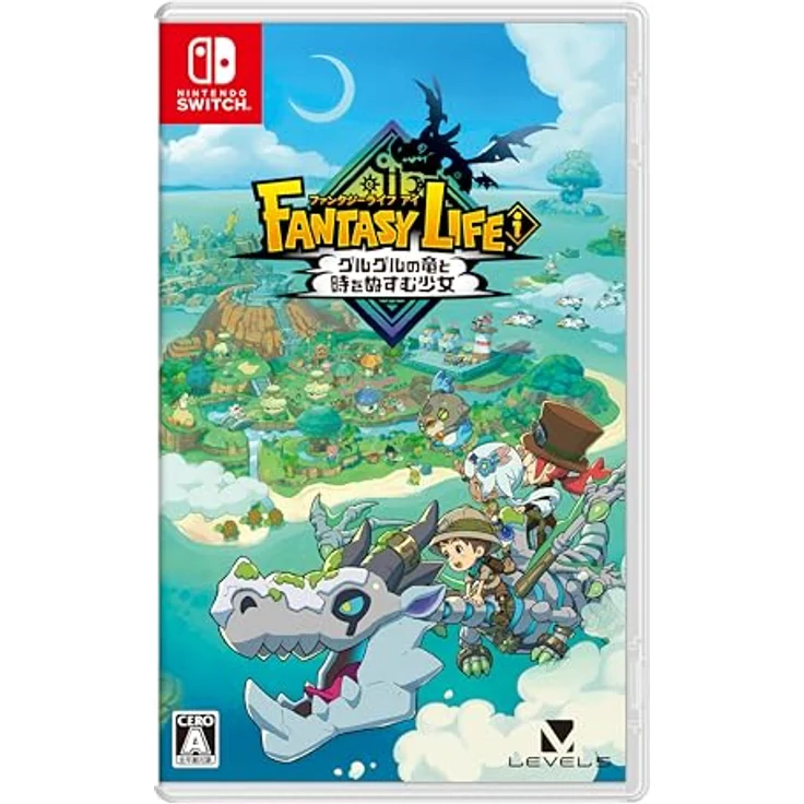 Level Five ファンタジーライフｉ グルグルの竜と時をぬすむ少女 -Switch, inkl. 初回特典 „駆け出し冒険者セット“ mit Erfahrungspunkte-Bonus und 9 nützlichen Verbrauchsartikeln – Bild 1
