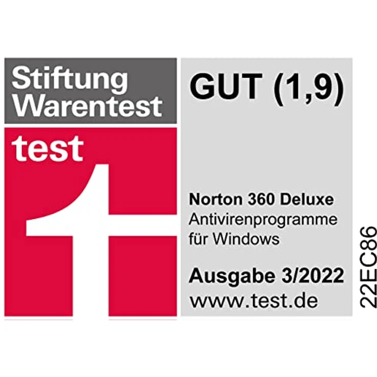 Norton 360 Deluxe, Antivirus und Internet Security für 3 Geräte, 1 Jahr, inkl. Secure VPN, Passwort-Manager, Firewall, Aktivierungscode per Post – Bild 3