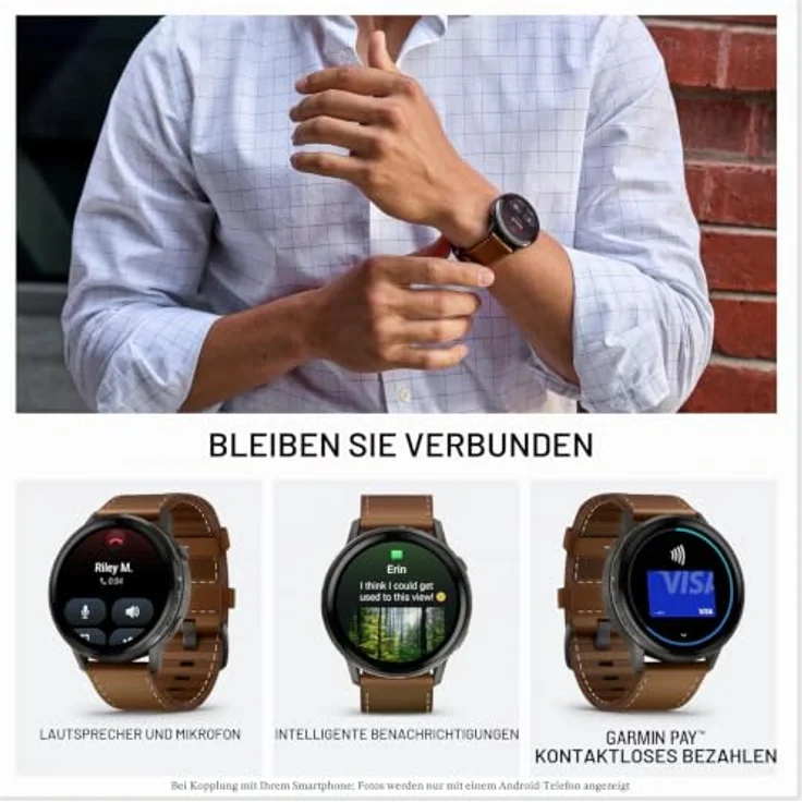 Garmin Venu 4, Smartwatch mit 1.4" AMOLED Touchscreen, 8 GB Speicher, GPS und 10 Tagen Akkulaufzeit – Bild 4