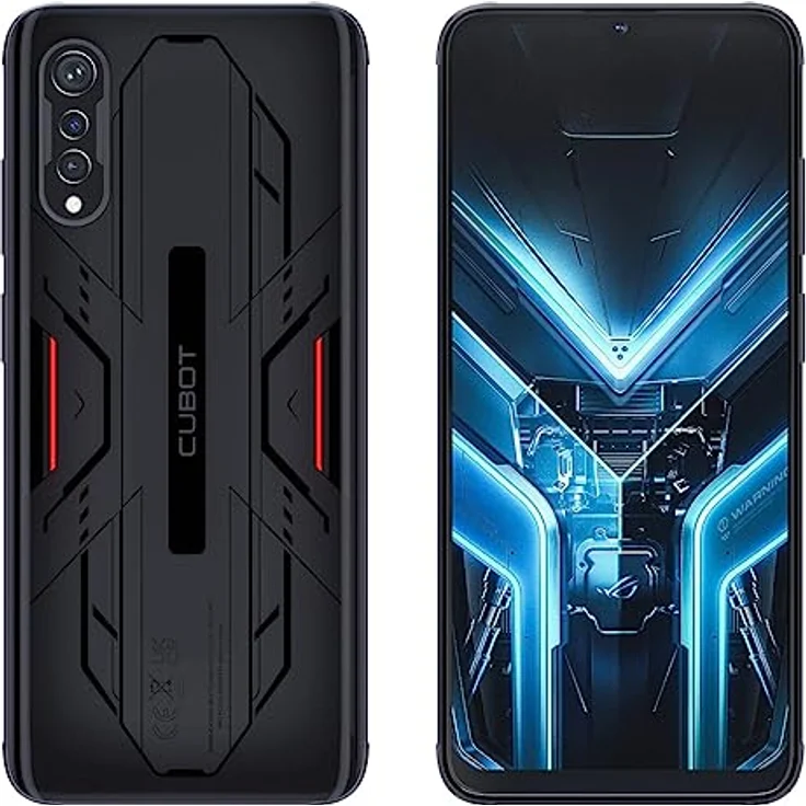 CUBOT X70 – 6,58-Zoll-FHD+-Smartphone, 12 GB und 256 GB, 100-MP-Dreifachkamera, 5200-mAh-Akku, Android 13, Octacore-Prozessor, Farbraum Schwarz – Bild 1