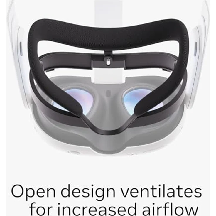Meta Offene Headset-Einlage für Meta Quest 3 Virtual-Reality-Brille, flexibles Design für mehr Tragekomfort und offenes Sichtfeld – Bild 2