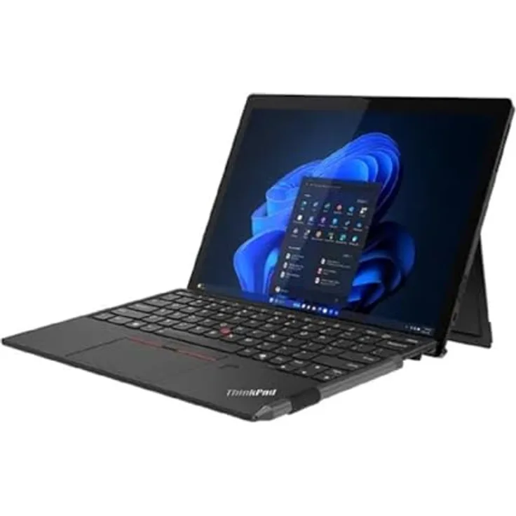 LENOVO ThinkPad X12 Detachable Gen 2, 12,3 Zoll 2-in-1 Business Convertible, Intel® Core™ Ultra 5,134U, 16 GB RAM, 512 GB SSD, Touchscreen, Schwarz, Windows 11 Pro
