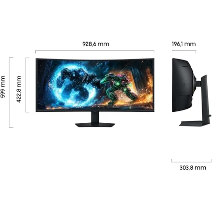 Samsung Odyssey G7 G75F, 40" 4K Gaming Curved Monitor mit 165 Hz, 1000R Krümmung und VESA DisplayHDR 600 – Bild 6