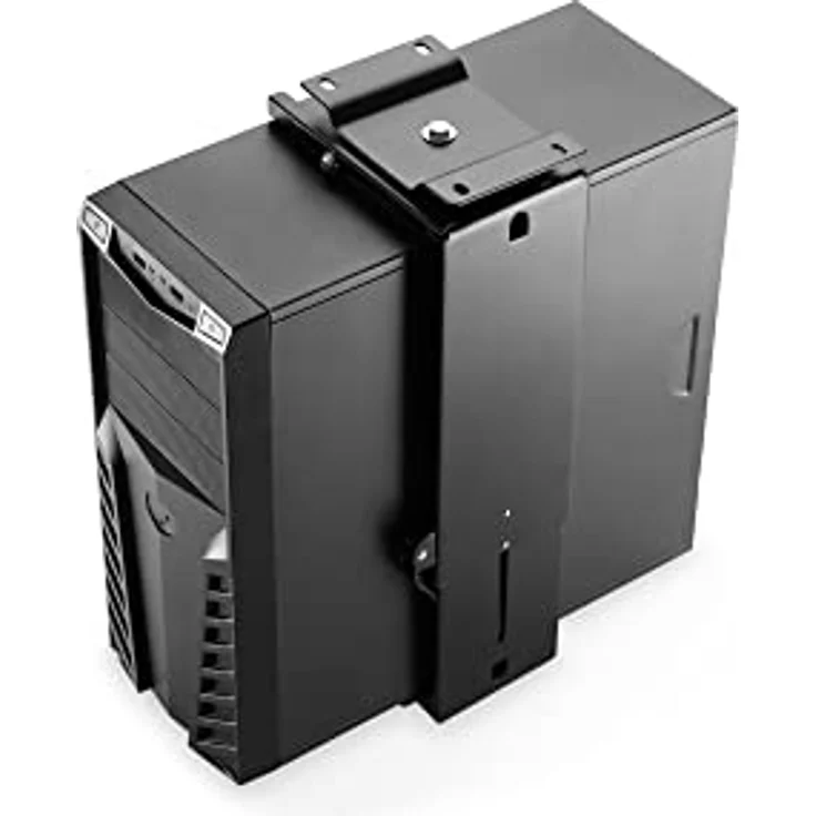 DIGITUS Universal PC-Halterung für Schreibtischmontage mit Easy-Locking, Schwarz – Bild 2